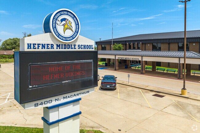 Hefner Middle School is the home of the Hefner Middle School Vikings.