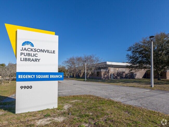 The Regency Square Branch Library is very popular with the kids after school.