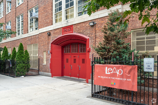 Community Roots Charter School has a entrance along St. Edwards St.
