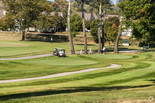 The Foxcroft neighborhood provides easy access to golf courses, perfect for weekend relaxation.