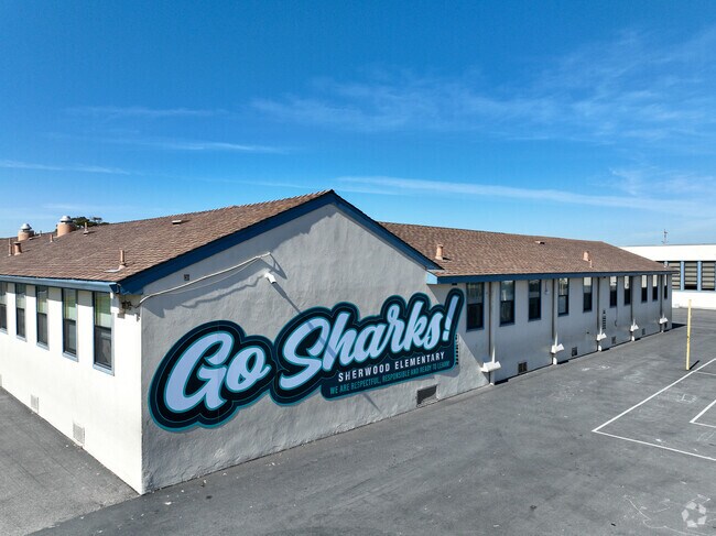 Sherwood Elementary School emphasizes strong community involvement and support.