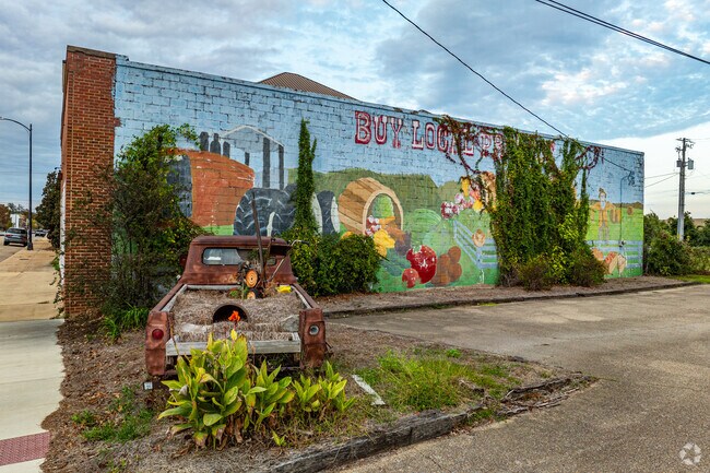 Historic Downtown Tupelo is home to the Farmers Depot, the city's farmers market.