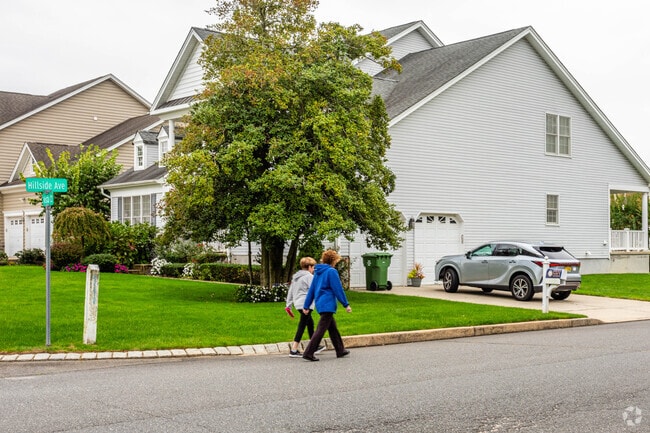 Out for a brisk walk in Pine Beach, NJ.