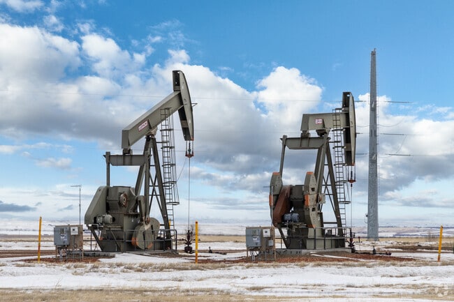 As a major contributer to the local economy, oil pumps can be found all over Williston.