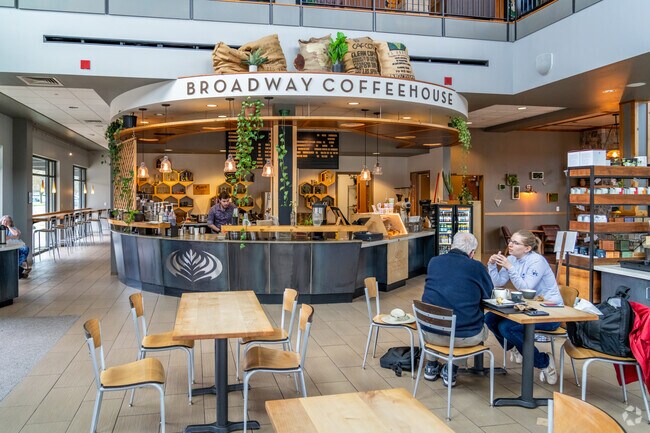 Broadway Coffee House is a popular spot for fresh brewed coffee in the Grant neighborhood.
