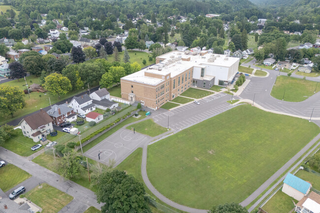 Most of the sporting fields for Gregory B. Jarvis Middle School are off-site.
