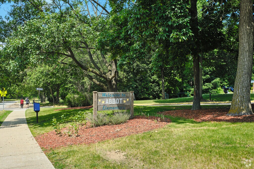 A walk down Sequoia Parkway brings you past Abbot Elementary known for its small class sizes.