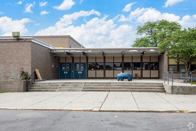 Westmoor Middle School, located near Scioto Woods, serves local students.