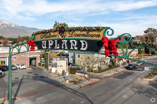 Historic downtown Upland has been revitalized and contains over 200 boutiques, and eateries.