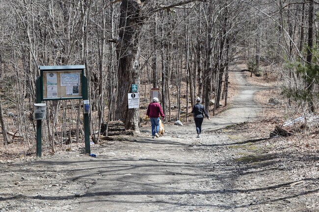 The over 300-acre Mount Apatite Park nearby Minot has about 3 miles of trails for hiking and mountain biking.