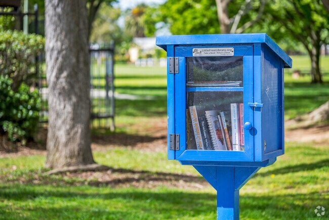 It is fun to share books with your community using this Little Free Library in Countryside.