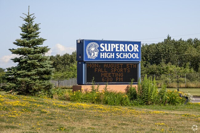Superior High School serves the community of Wisconsin.
