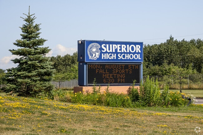 Superior High School serves the community of Wisconsin.