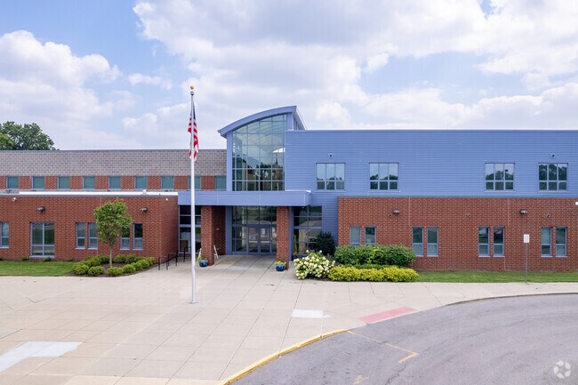 Huy Elementary School in North Linden, serves 408 students.