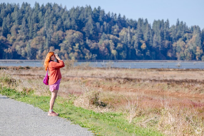 Stop by Billy Frank Jr. Nisqually National Wildlife Refuge in the Lacey area.