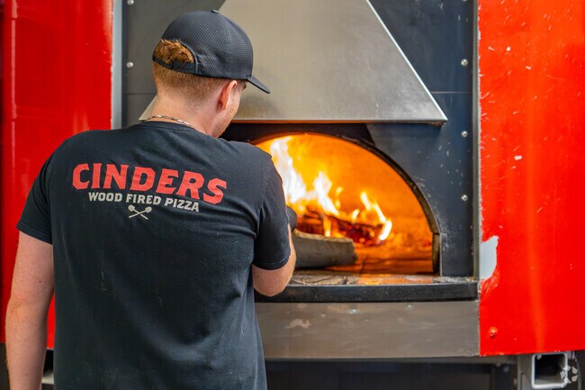 Cinders in Downtown Redding is known for their wood fired pizza.
