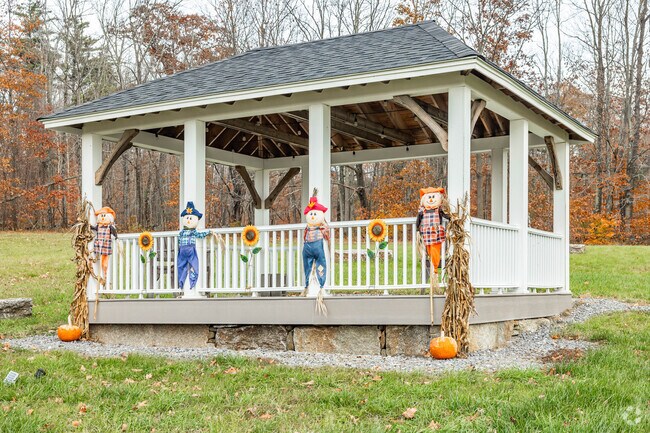 The gazebo at the center of Deering is used to host town gatherings.