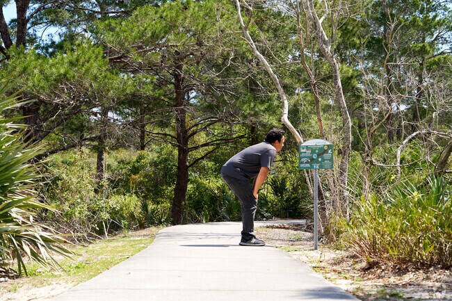 Take a walk on the trails at the High Ridge Scrub Natural Area, but be mindful of the turtles.