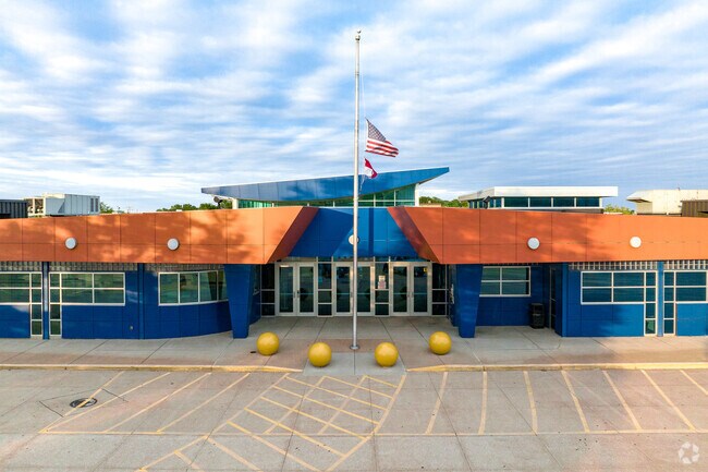 Crestview Middle School serves around 1100 students a year.