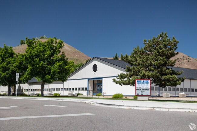 Hillside Junior High School is walkable for Central Foothills' westernmost residents.