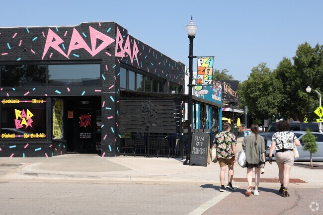 Rad Bar is one of many stops on the nightlife tour of the Plaza District near Cleveland UCD.