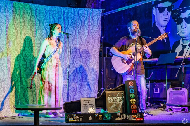 Enjoying live music is part of the draw to the First Thursday ArtWalk for Emerson residents.