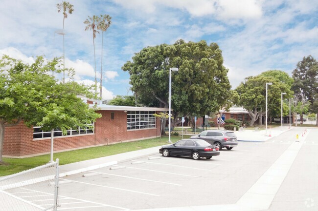 Towers Elementary School's parking lot in West Torrance, CA.