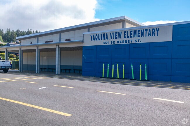 The office of Yaquina View Elementary in Newport, Oregon.