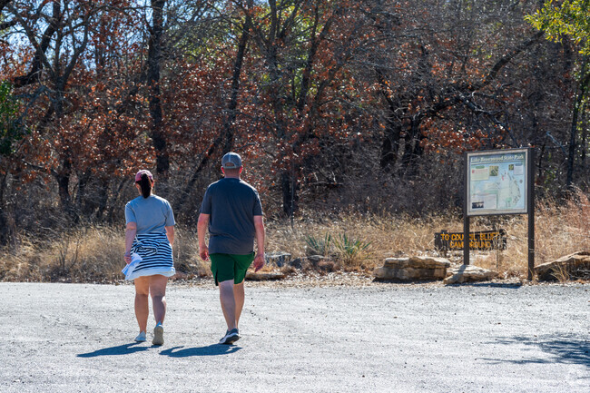 Lake Brownwood State Park offers hiking trails, campsites, and boat docks.