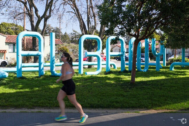 Jogging is a common morning routine in Albany parks.