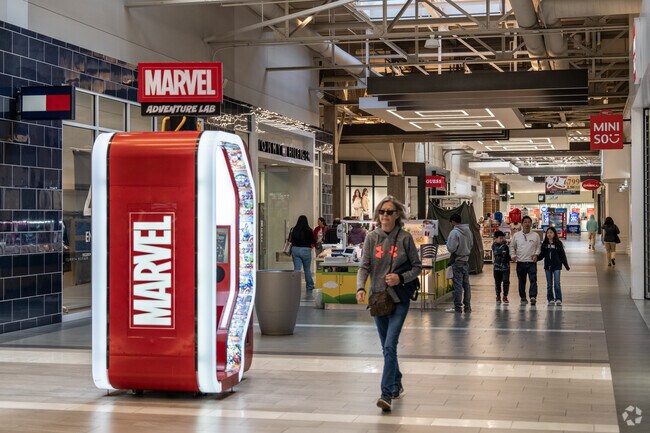 Milpitas’ Great Mall features hundreds of stores plus casual and sit-down dining spots.