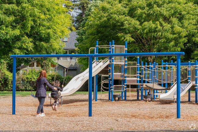 Fisher Basin Park in Fisher’s Creek has play structures for kids of all ages.