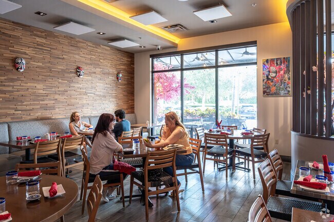 Savor authentic Japanese dishes at Yakitori Sushi House near Polo Trace.