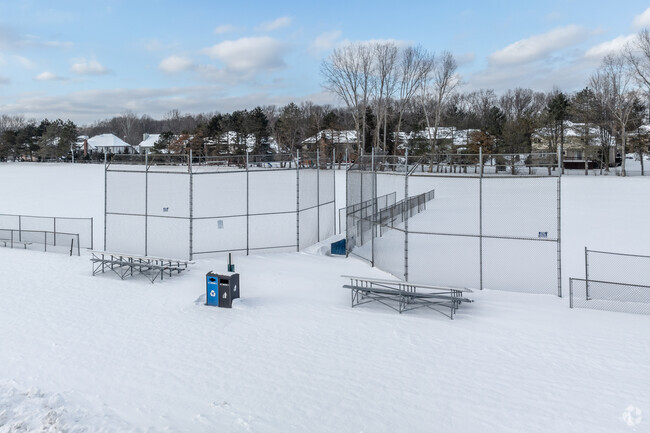 Hart Middle School baseball fields.