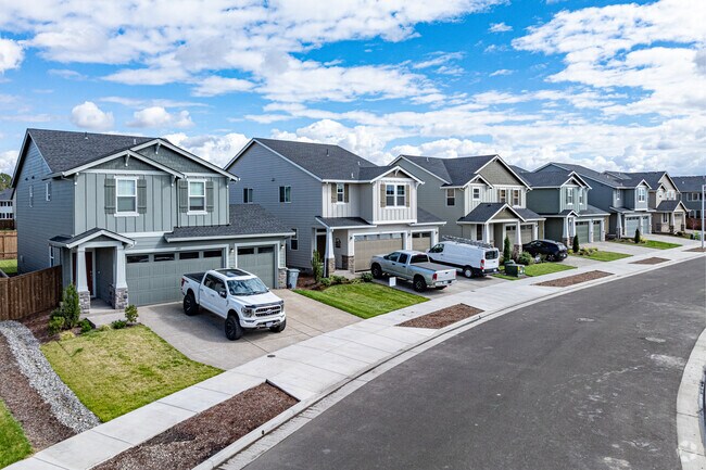 New traditional homes are selling fast in South Albany, Oregon.