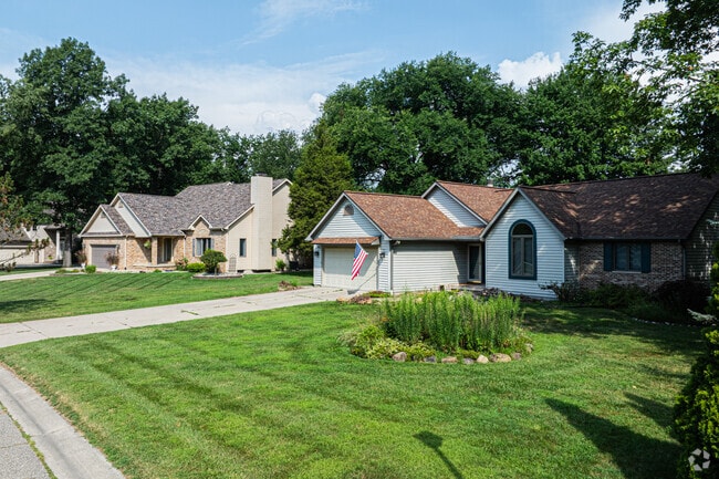 Residents take pride in manicured lawns surrounding their homes in Flushing Township.