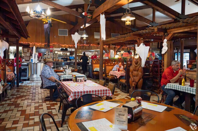 Near Travis, Dick Russell's is a family restaurant with a focus on comfort and service.