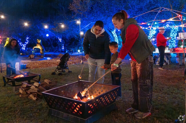 The Peace River Botanical Gardens has entertainment for the entire family at Gardens Aglow.