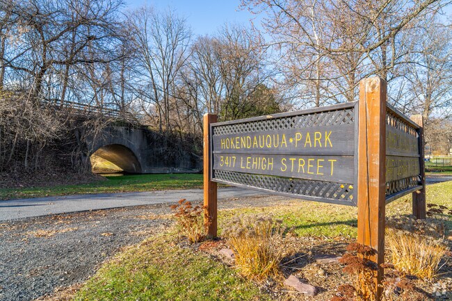 Hokendauqua Park spans 10 acres in the Hokendauqua neighborhood.