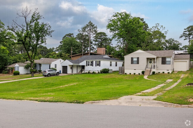 Cammack Village homes include a range of smaller bungalow styles.