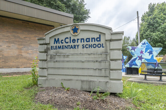 McClernand Elementary School has 191 students in grades K-5.