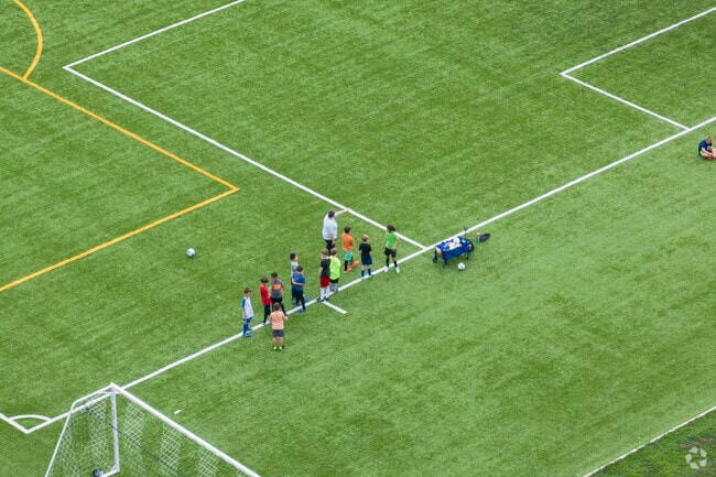 George Hellwig Memorial Park in Independent Hill features sports fields and courts.