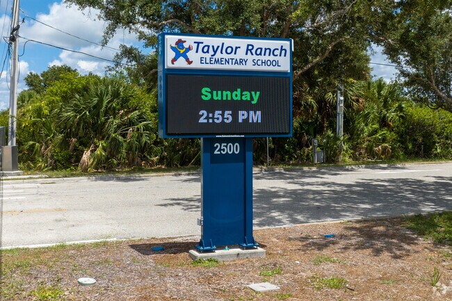Parents love that Taylor Ranch Elementary School in Venice FL is an A rated school.