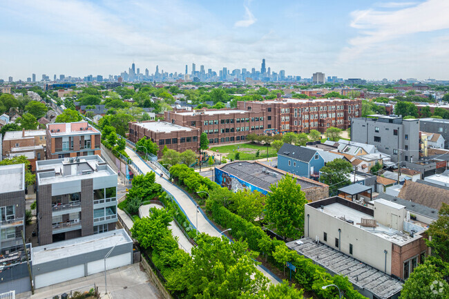Moos Elementary is located in Chicago, IL along the 606 Trail.
