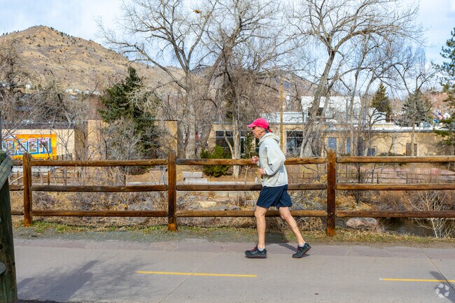 Take a run along the paved Clear Creek trail that runs through Downtown Golden.