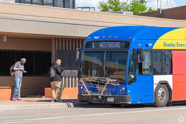 Located in Clayton Park, the Greeley Evans Transit Center is a modern hub linking the community to regional transit routes.