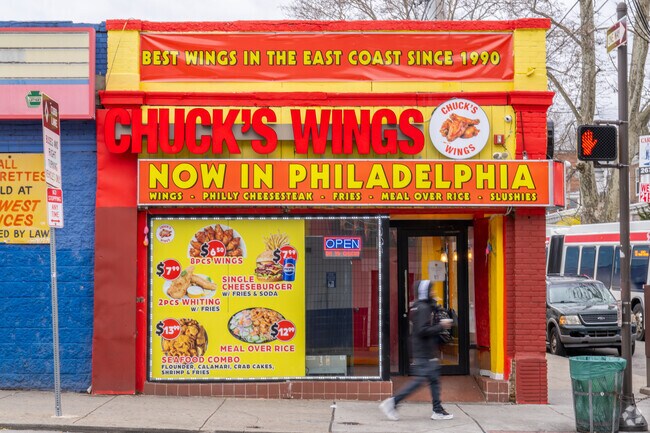 Chuck's Wings is where Fern Rock heads for delicious wings.