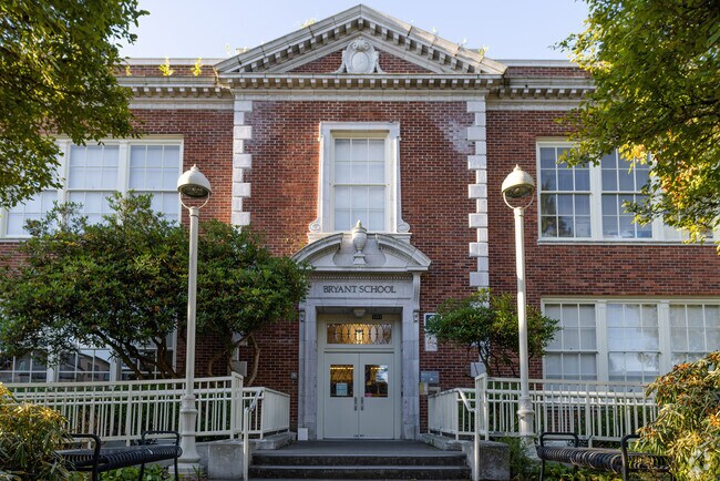 Bryant Elementary School welcomes neighborhood children every day.