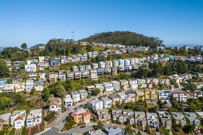 Westwood Highlands sits on the southern slope of Mount Davidson.