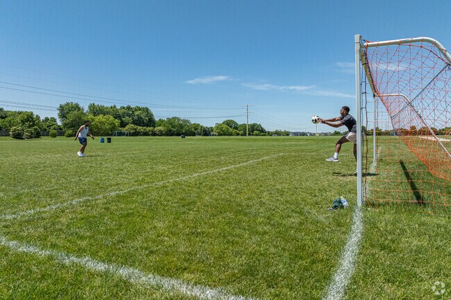 Challenge your friends to a game of Soccer at Frontier Park.